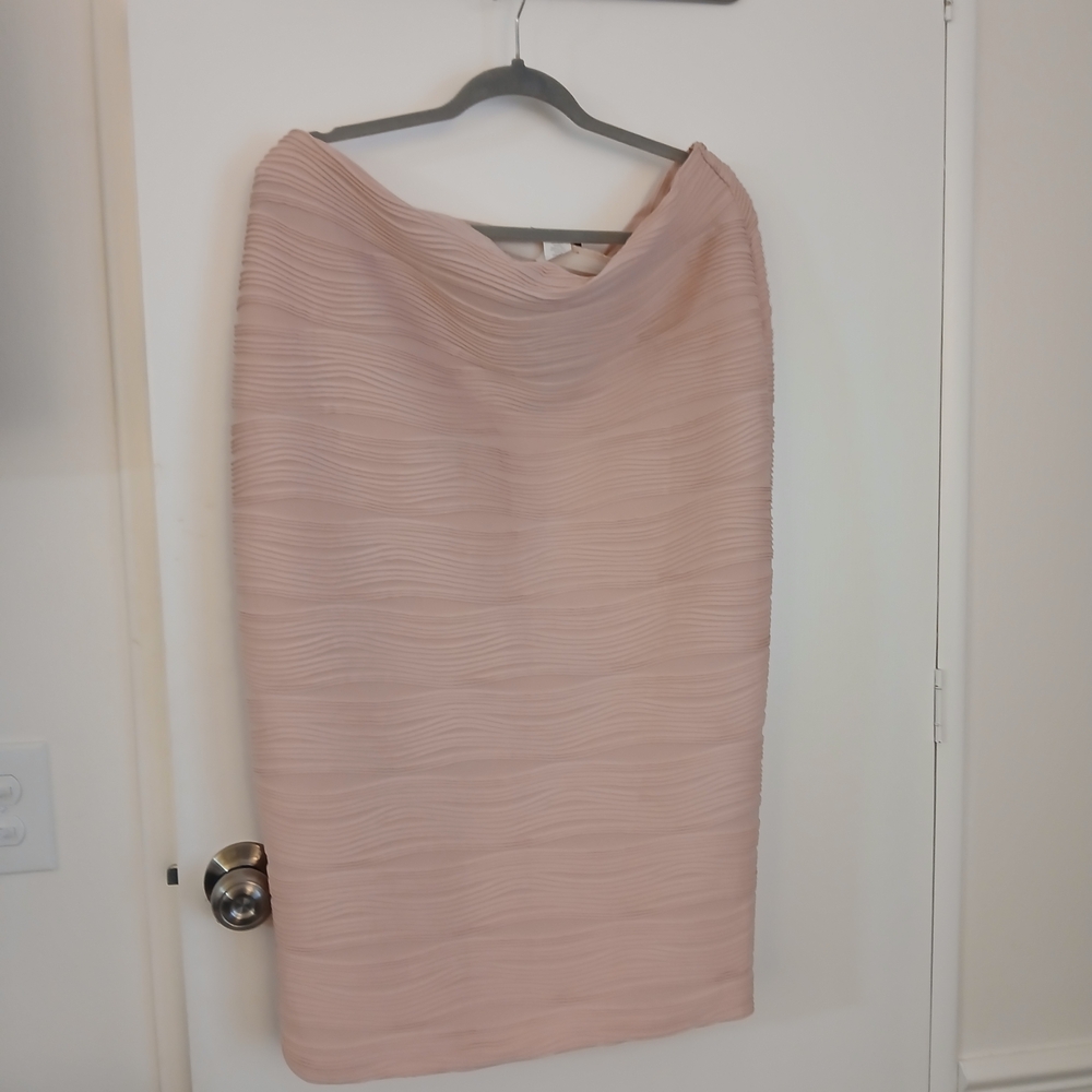 Chic Women's Blush Pencil Skirt